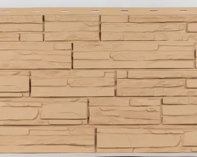 фото Облицовочная фасадная панель Т-сайдинг Альпийская сказка одноцветная покраска