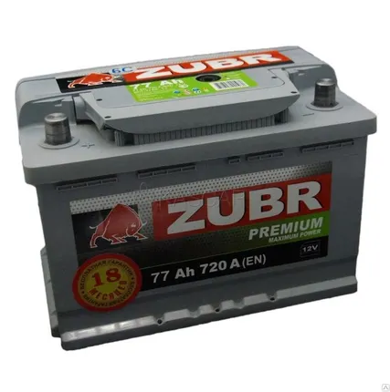Фото №0 Аккумулятор ZUBR 77Аh Premium п.п