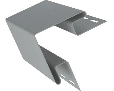 фото Внешний угол для винилового сайдинга 3000мм, серый Grand Line