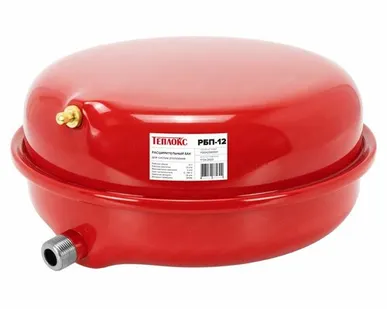 фото Бак мембранный д./отопления 12 л. ПЛОСКИЙ (3 бар./100 °С) ТЕПЛОКС