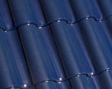 фото Черепица Cobert Logica Onda - Глянцевый Синий (Cobalt Blue)