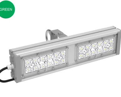 фото Прожектор с оптикой зеленый SVT-STR-M-60Вт-58-GREEN 67 Лм/Вт 4000 Лм