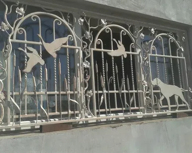 фото Кованые решетки на окна