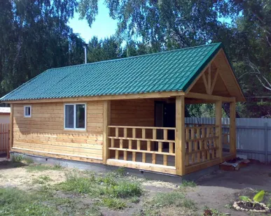 фото Строительство каркасных бань от 24 м2