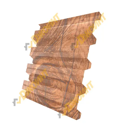 Фото №0 Профнастил Н-60 0,5 Printech Real Print Almond (Миндаль)