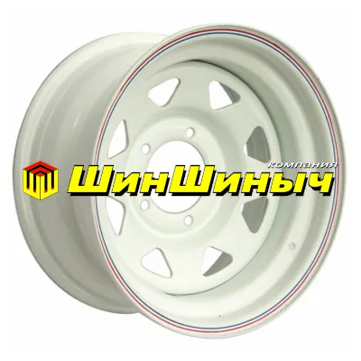 Фото №0 7x16/5x139,7 ET0 D110 УАЗ (треуг. мелкий) белый