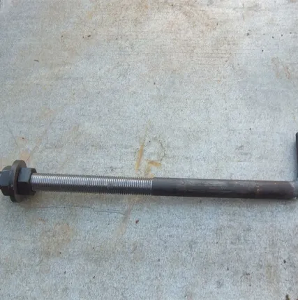 Фото №0 Болт фундаментный изогнутый М22 тип 1.1 ГОСТ 24379.1-80 09Г2С