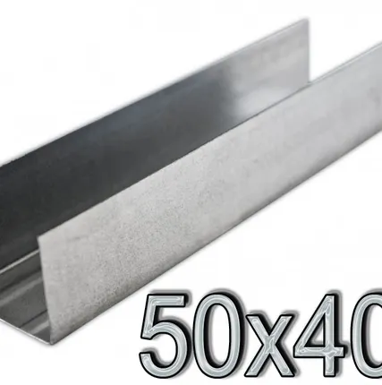 Фото №0 Профиль ПН 50х40 (3м) (0,6) в уп.12шт.