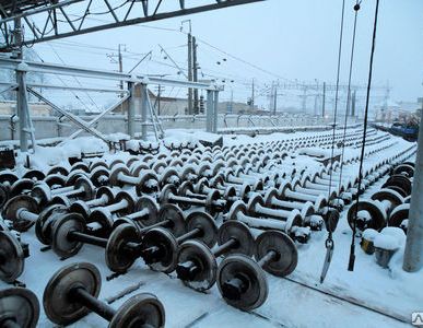 фото Колесная пара без букс узла. РУ-1Ш-957Г