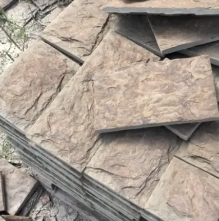 Фото №0 Камень пиленый Дракон серо-зеленый песчаник природный плитка каменная