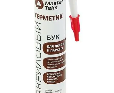 фото Герметик MasterTeks PM акриловый для дерева и паркета 290 мл бук