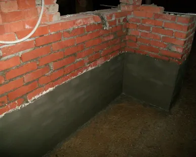фото Внешняя гидроизоляция кирпичной кладки