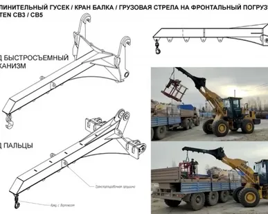 фото Стрела грузовая на фронтальный погрузчик SDLG 936/953 в Балашихе