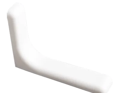 фото Кронштейн в пластиковом корпусе, белый, 115*78*26мм