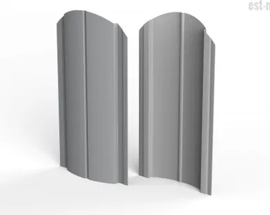 фото Штакетник "Европланка" RAL 7004 Серый