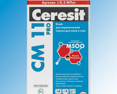 фото Клей для плитки Ceresit CM11 Pro, 25 кг