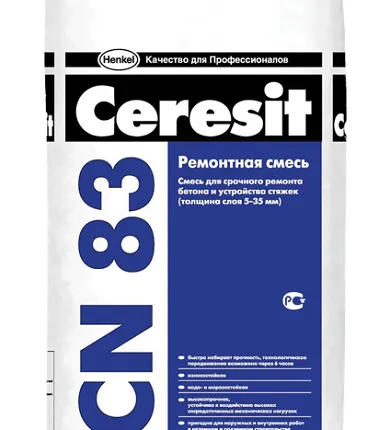 Фото №0 Быстротвердеющая смесь Церезит CN 83