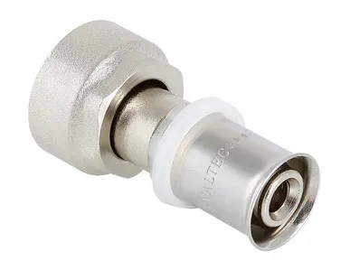 фото Соединитель коллекторный евроконус/пресс для м/п трубы 16 (2.0)*3/4 (евроконус)