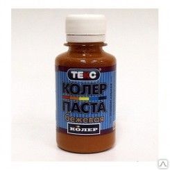 фото ТЕКС Паста колеровочная универсальная коричневая (0,1л)