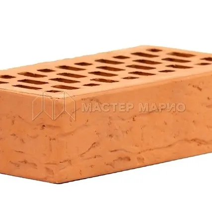 Фото №0 Кирпич лицевой керамический «Персик» «Королевский двор» пустотелый полуторный