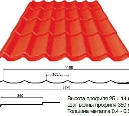Фото №0 Металлочерепица МП Монтеррей