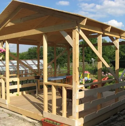 Фото №0 Изготавливаем беседки.