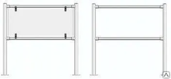 фото Быстросъемное ограждение из нержавеющей стали