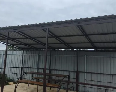 фото Навесы из металлопрофиля