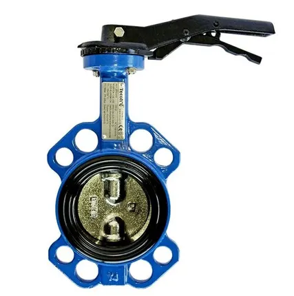 Фото №0 Затвор 80 поворотный дисковый межфланцевый TECOFI