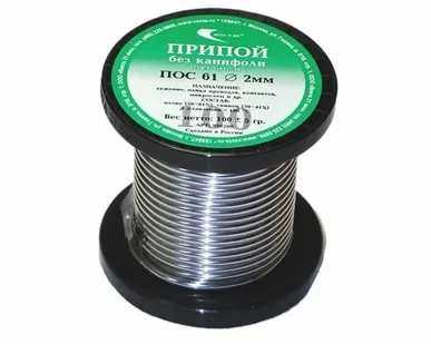 фото Припой проволочный ПОС 61