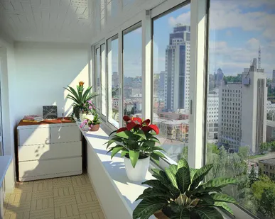 фото Алюминиевые балконы