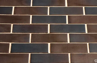 фото Брусчатка клинкерная Kerawil Dunkelbraun-Blau-Bunt