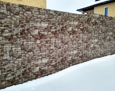 фото Профнастил С-21 0,5 Printech Fine Stone 3D (Светлый камень 3D)