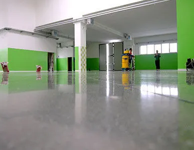 фото Шлифованный бетонный пол.