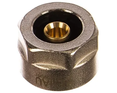 фото Соединение с обжимным кольцом  Rehau, ЕК, 3/4", 16,2 x 2,6 латунь