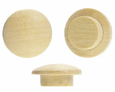 фото Заглушка деревянная (берёза) d10 (упак. 10шт)