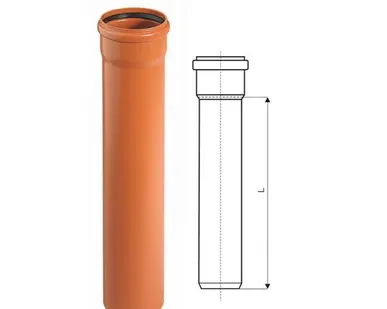фото OS220010 Труба канализационная наружная Ostendorf (3,2мм), KGEM 110*1000 Os