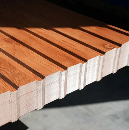 Фото №0 Профлист С-10 под дерево / золотой орех / 0.45 мм. - Золотой орех - Глянцевая - с ЛКП - Второй - С-8 - Стандартные - Розница