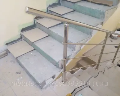 фото Изготовление перил из нержавейки (эконом)