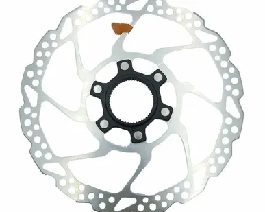 фото Тормоза Shimano Тормозной диск Shimano RT54, 180мм, C.Lock, внешн. Шлицы стоп. кольца только для пласт колод