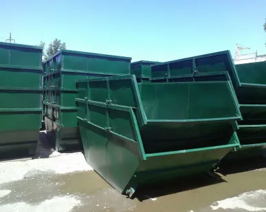 фото Бункер для мусора 7куб стальной 3мм