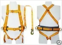 фото Пояс монтажный с наплечными и набедренными лямками УСП 2АЖ