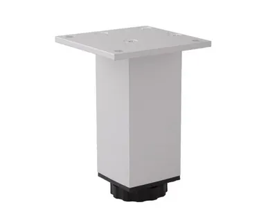 фото Опора меб. алюм. 38х38 h100 с регул. мат.хром AKS