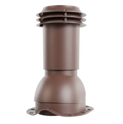 Фото №0 Выход вентиляции канализации для металлочерепицы Viotto (RAL 8017)