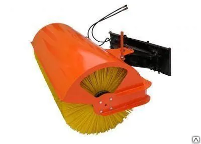 Фото №0 Открытая щетка навесная поворотная на базе минипогрузчика