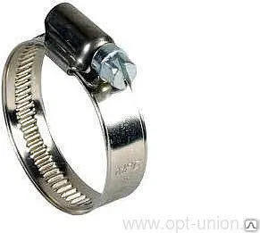 Фото №0 Хомут нерж винтовой червячный DIN3017 20-32/12 A2 AISI 304