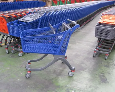 фото Пластиковая покупательская тележка Polycart-175