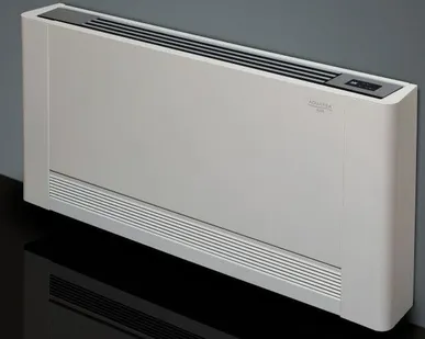 фото Монтаж напольно-потолочного фанкойла (установка напольно-потолочных фанкойлов)