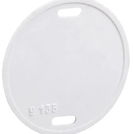 Фото №0 Бирка кабельная маркировочная У-135 55мм (круг) ИЭК UZMA-BIK-Y135-R