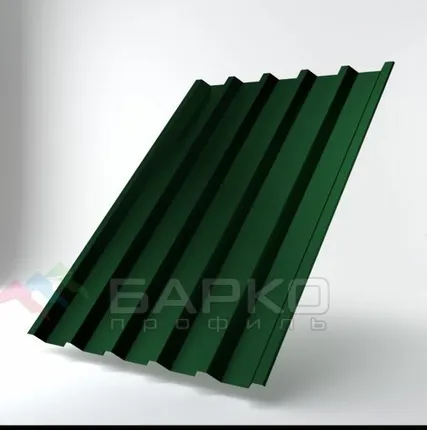 Фото №0 Профлист Н-44 - 1050 мм (1000 мм) RAL 6002 Полиэстер 0.7